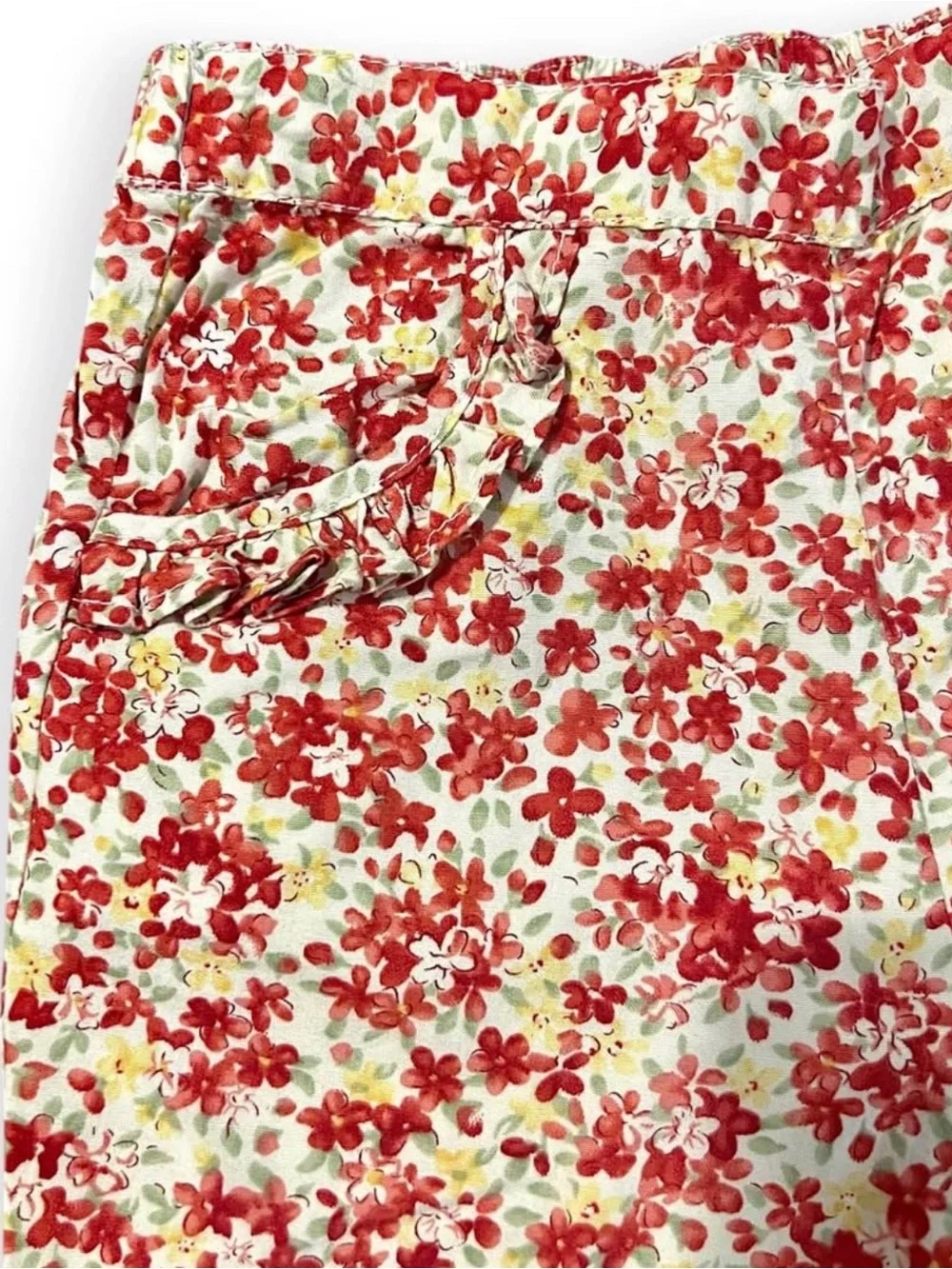 Vintage Strasburg Children Floral Ruffle Pants 24M